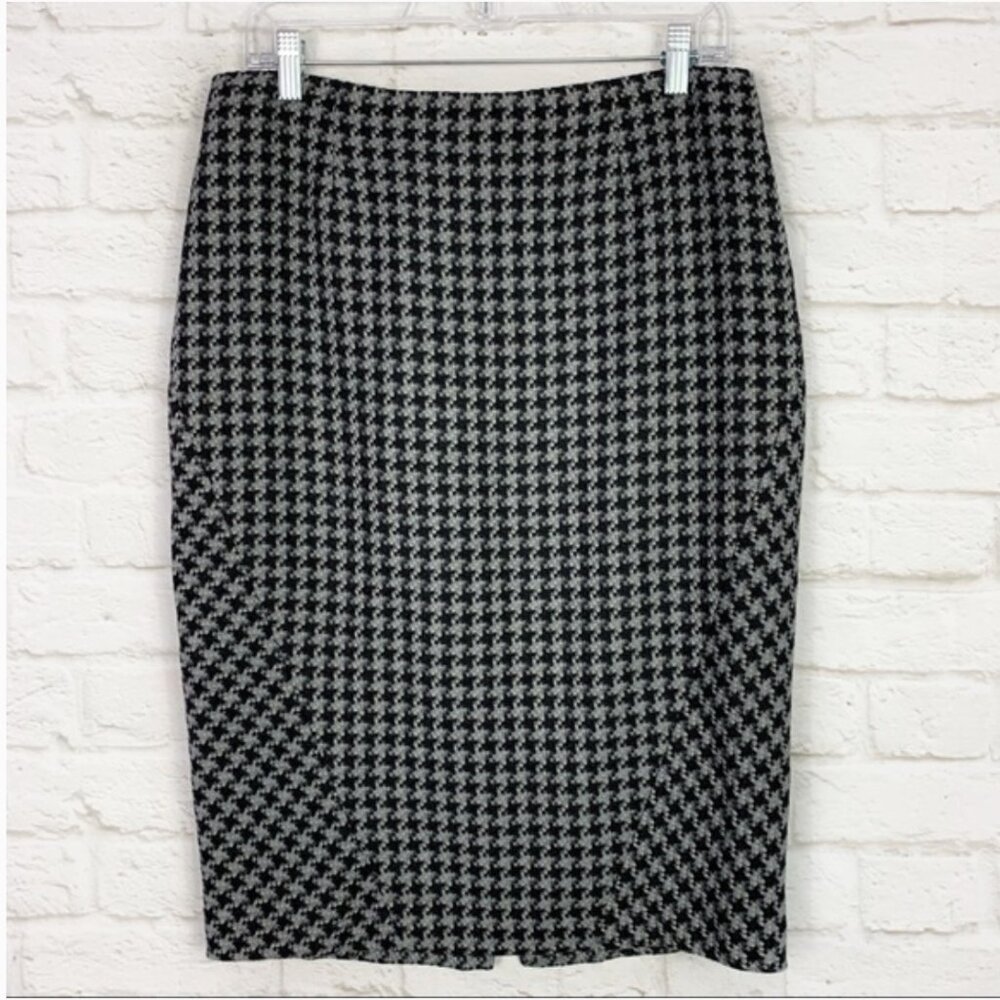 Brooks Brothers❣️ Houndstooth Wool Blend Pencil Skirt
